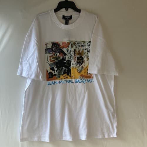 Basquiat X Forever 21 JEAN MICHEL BASQUIAT ART PRINT T SHIRT SIZE LARGE NWT - Thumbnail 9