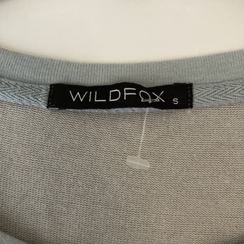 Wildfox Baggy Beach Jumper Pullover Size Small NWOT Oversized Slate Blue - Thumbnail 2