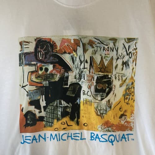 Basquiat X Forever 21 JEAN MICHEL BASQUIAT ART PRINT T SHIRT SIZE LARGE NWT - Thumbnail 2