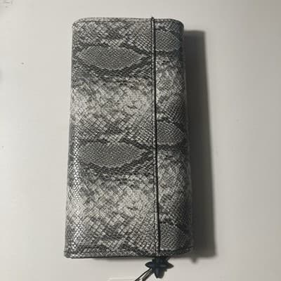 BCBGeneration Black and White Snake skin Long Wallet 'Anastasia Wallet' NEW 4X8 - Thumbnail 16