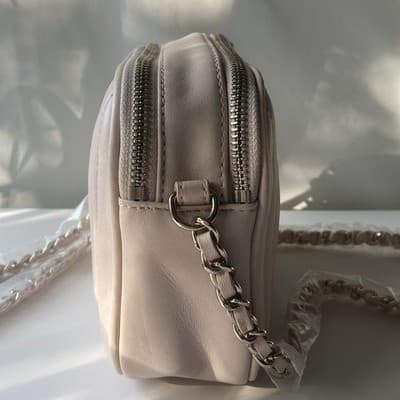 Mark And Graham The Quilted Crossbody Pink Leather Monogram LSH Bag Purse READ! - Thumbnail 10