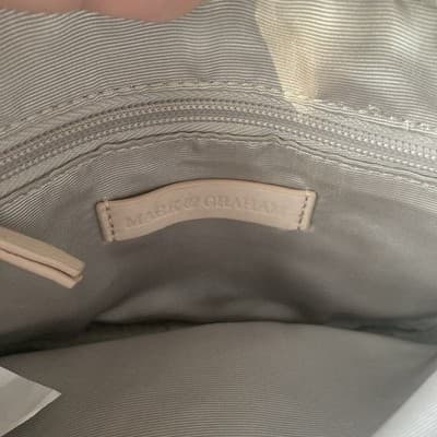 Mark And Graham The Quilted Crossbody Pink Leather Monogram LSH Bag Purse READ! - Thumbnail 15