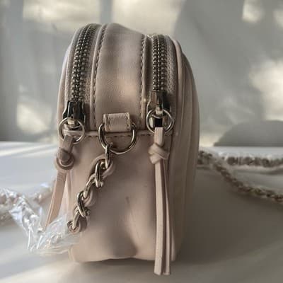 Mark And Graham The Quilted Crossbody Pink Leather Monogram LSH Bag Purse READ! - Thumbnail 13