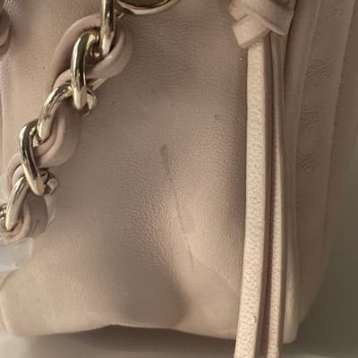 Mark And Graham The Quilted Crossbody Pink Leather Monogram LSH Bag Purse READ! - Thumbnail 6