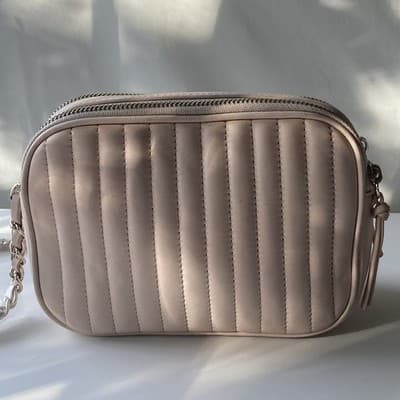 Mark And Graham The Quilted Crossbody Pink Leather Monogram LSH Bag Purse READ! - Thumbnail 4