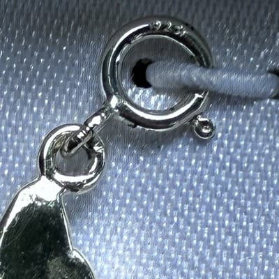 Vintage? Sterling Silver 925 Butterfly Enameled Charm Pendant NOS MACYS - Thumbnail 11