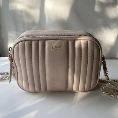 Mark And Graham The Quilted Crossbody Pink Leather Monogram LSH Bag Purse READ! - Thumbnail 23