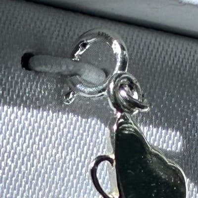 Vintage? Sterling Silver 925 Butterfly Enameled Charm Pendant NOS MACYS - Thumbnail 22