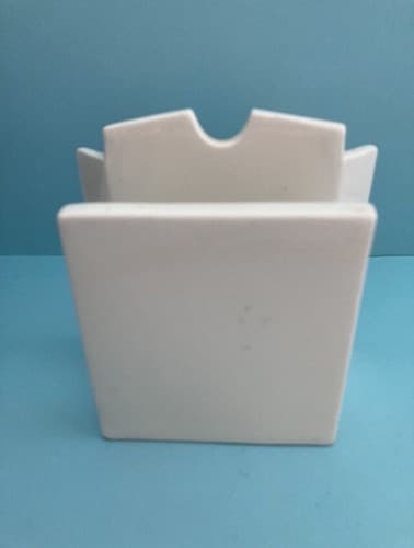 Vintage Holt Howard 1964 Ceramic Napkin Mail Holder MCM Vtg Kitchenware Signed - Thumbnail 8