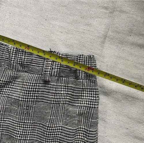 Vintage NOS Women’s Houndstooth Tapered Leg Pants XS-S Dark Academia Preppy Twee - Thumbnail 4