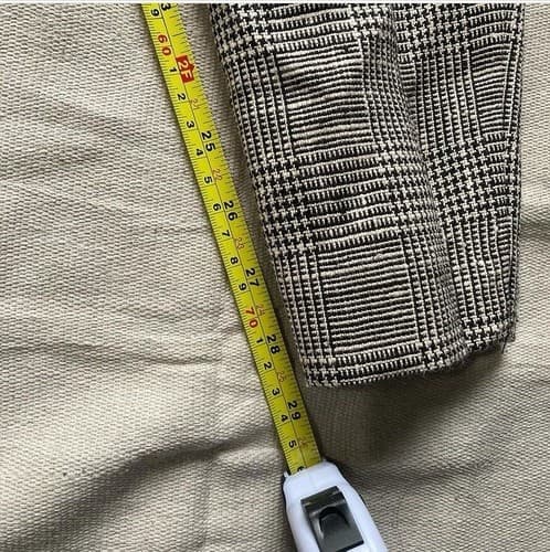 Vintage NOS Women’s Houndstooth Tapered Leg Pants XS-S Dark Academia Preppy Twee - Thumbnail 5