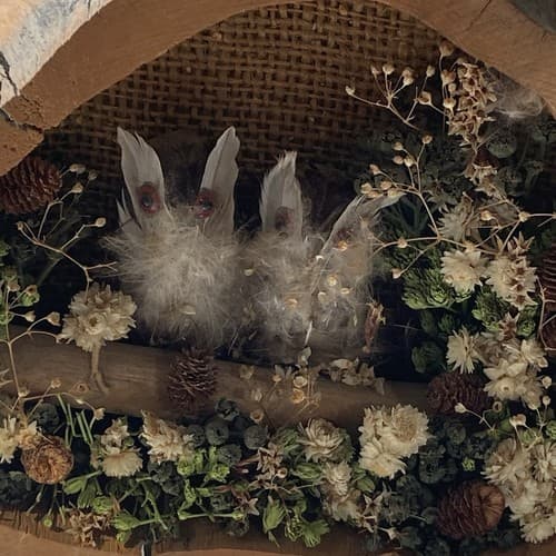 Vintage Nature Craft Owls Wood Diorama Wall Plaque Woodland Fairy Core Cottage - Thumbnail 7