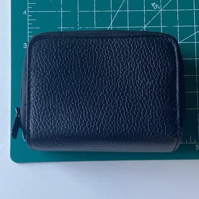 Buxton Black Genuine Leather Wizard Accordian Wallet Coins Small Leather Goods - Thumbnail 7