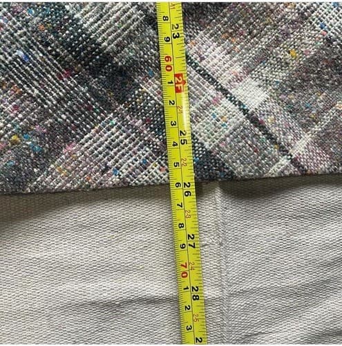 Vintage Tweed A-line Knee Length Skirt by Salem Womens S-M Academia Preppy Twee - Thumbnail 5