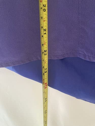 VTG 90s Silk Vest Women’s XL Festival Purple Boho Minimalist Chic Office Siren - Thumbnail 12