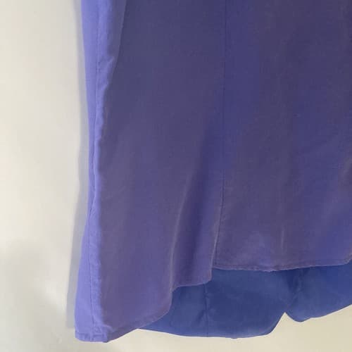 VTG 90s Silk Vest Women’s XL Festival Purple Boho Minimalist Chic Office Siren - Thumbnail 8