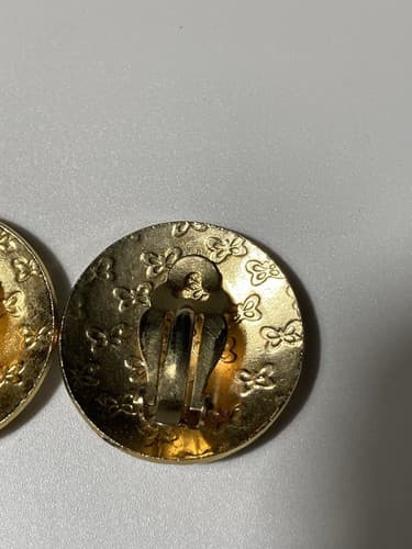 Vintage Cloisonne Hummingbird Round Clip On Earrings 80s 90s - Thumbnail 6
