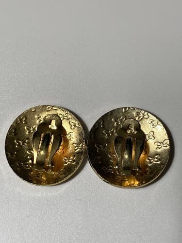 Vintage Cloisonne Hummingbird Round Clip On Earrings 80s 90s - Thumbnail 8