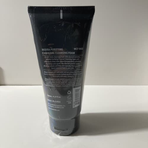 Moira Purifying Charcoal Cleansing Foam 4.39 oz New in Box, Discontinued - Thumbnail 3