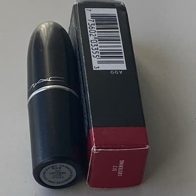 MAC Lustre Lipstick 512 LUSTERING 0.10 oz NEW DISCONTINUED READ DESCRIPTION - Thumbnail 8