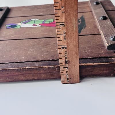 Vintage Wood Book Journal Cover Southwestern Mexican Sombrero Man Folk Art Retro - Thumbnail 10