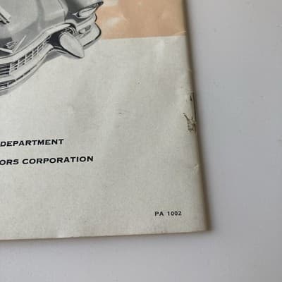 1955 Cadillac Accessories Sales Brochure MCM Era Retro Car Ephemera Vintage - Thumbnail 5