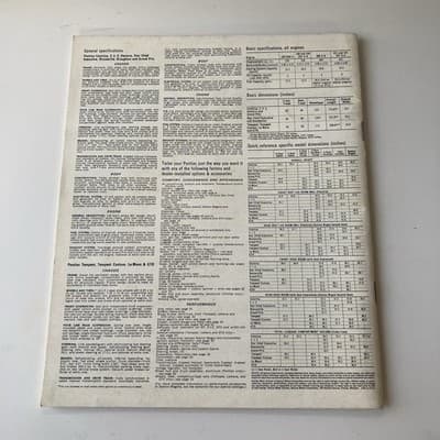 Pontiac 1966 Car Models Catalog Sales Brochure MCM Era Retro Car Ephemera VTG - Thumbnail 2