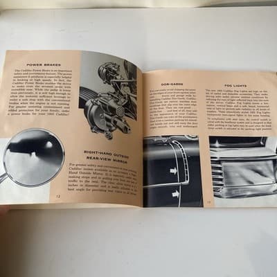 1955 Cadillac Accessories Sales Brochure MCM Era Retro Car Ephemera Vintage - Thumbnail 11