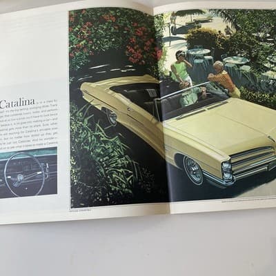 Pontiac 1966 Car Models Catalog Sales Brochure MCM Era Retro Car Ephemera VTG - Thumbnail 11