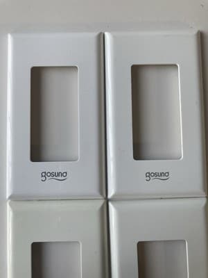 Gosund Light Switch Plate Covers 4 Pieces PARTS ONLY SEE PICS READ DESCRIPTION - Thumbnail 4