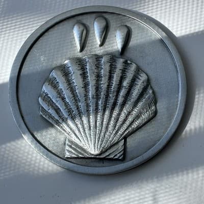Vintage Lutheran Brotherhood Baptismal Medal Coin Pewter 3in Baptism Celebration - Thumbnail 8