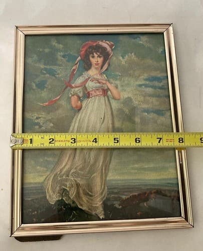 Vintage Pinkie By Lawrence Framed Print 8x10 Goldtone International Galley Print - Thumbnail 3