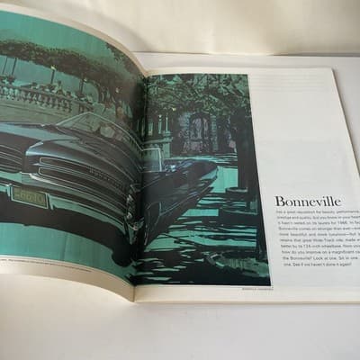 Pontiac 1966 Car Models Catalog Sales Brochure MCM Era Retro Car Ephemera VTG - Thumbnail 13
