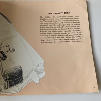 1955 Cadillac Accessories Sales Brochure MCM Era Retro Car Ephemera Vintage - Thumbnail 8
