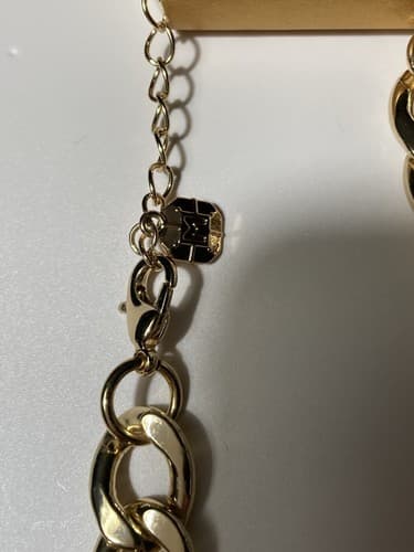 Monet Gold Tone Chunky Chain Necklace NWT Classic Minimal Chic 18 inches Cuban - Thumbnail 3
