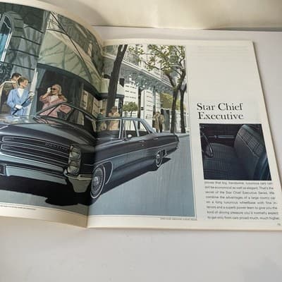 Pontiac 1966 Car Models Catalog Sales Brochure MCM Era Retro Car Ephemera VTG - Thumbnail 12