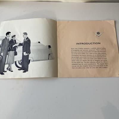 1955 Cadillac Accessories Sales Brochure MCM Era Retro Car Ephemera Vintage - Thumbnail 6