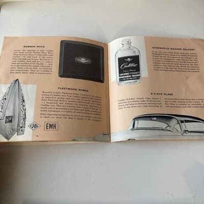 1955 Cadillac Accessories Sales Brochure MCM Era Retro Car Ephemera Vintage - Thumbnail 12