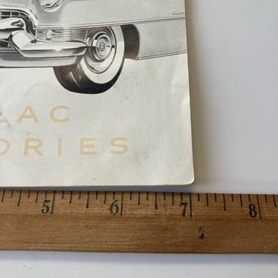 1955 Cadillac Accessories Sales Brochure MCM Era Retro Car Ephemera Vintage - Thumbnail 16