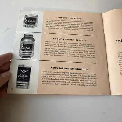 1955 Cadillac Accessories Sales Brochure MCM Era Retro Car Ephemera Vintage - Thumbnail 14
