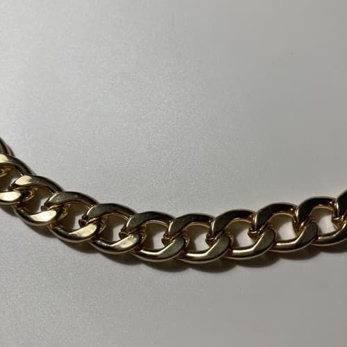 Monet Gold Tone Chunky Chain Necklace NWT Classic Minimal Chic 18 inches Cuban - Thumbnail 9