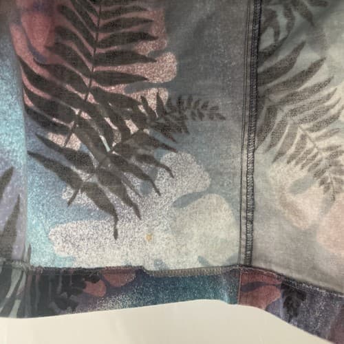 Vintage Harve Benard Tropical Palm Botanical AOP Cotton Skirt Size 8 VTG A-line - Thumbnail 7