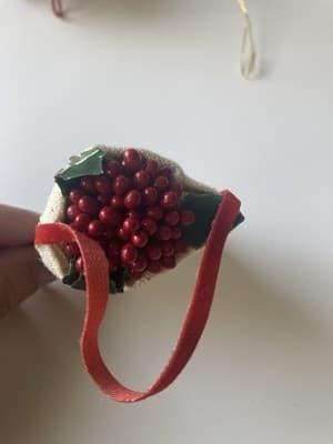 Vintage Christmas Ornaments 3pcs Red Wheelbarrow Kurt Adler Read Description - Thumbnail 7