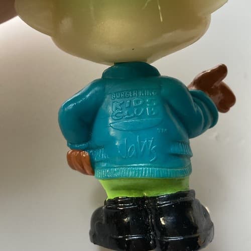 Vintage Neon Green Hair Troll Doll Burger King Kids Club Glow In The Dark 1990s - Thumbnail 4