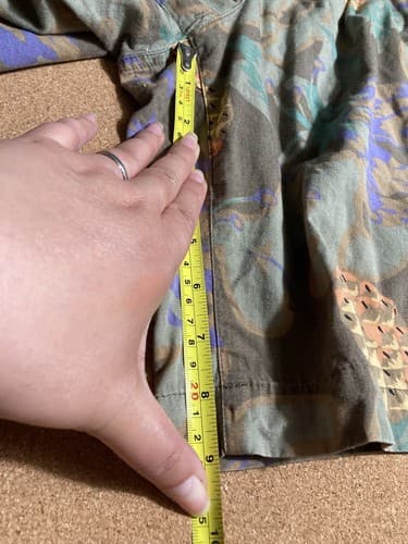 Vintage the GAP 90s Women's Cotton Bermuda High Waisted Shorts Size 32 Pineapple - Thumbnail 8