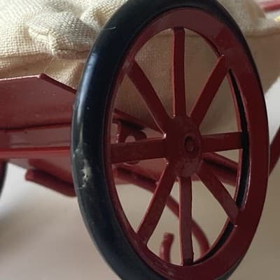 Vintage Christmas Ornaments 3pcs Red Wheelbarrow Kurt Adler Read Description - Thumbnail 16