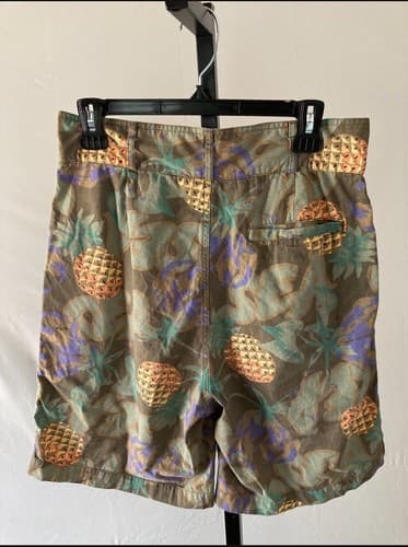 Vintage the GAP 90s Women's Cotton Bermuda High Waisted Shorts Size 32 Pineapple - Thumbnail 2