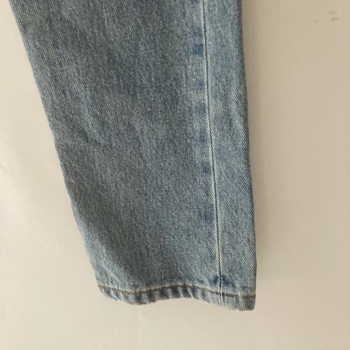 LEVI'S 501 Women's High-Rise Skinny Leg Jeans 25 x 28 Distressed Blue Denim NWT - Thumbnail 18