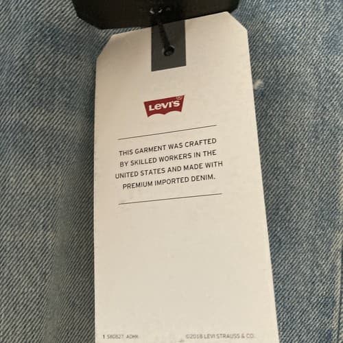 LEVI'S 501 Women's High-Rise Skinny Leg Jeans 25 x 28 Distressed Blue Denim NWT - Thumbnail 6