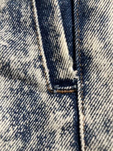 Vintage 80s 90s Acid Wash High Waisted Denim Jean MOM Shorts Holdtex 28 in waist - Thumbnail 12